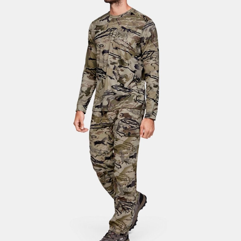 Under Armour Iso-Chill Long Sleeve Shirt Hunting Camo Men Tactical 1348426 999 - Picture 4 of 7